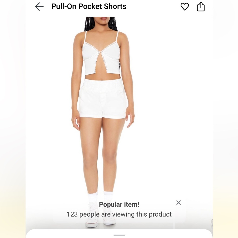 Pull on pocket shorts